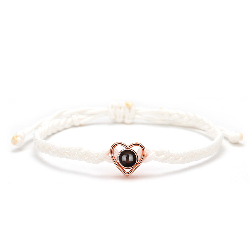 Sterling Silver Projection Woven Bracelet