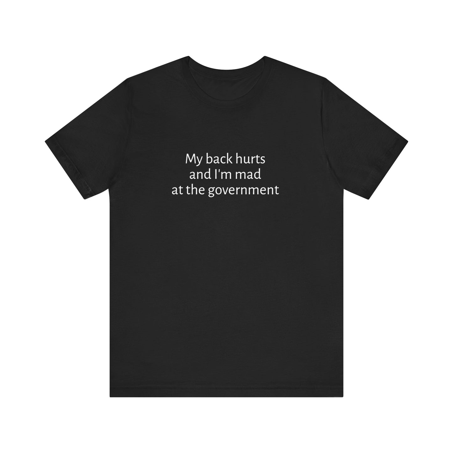 My Back Hurts & I'm Mad at the Government
