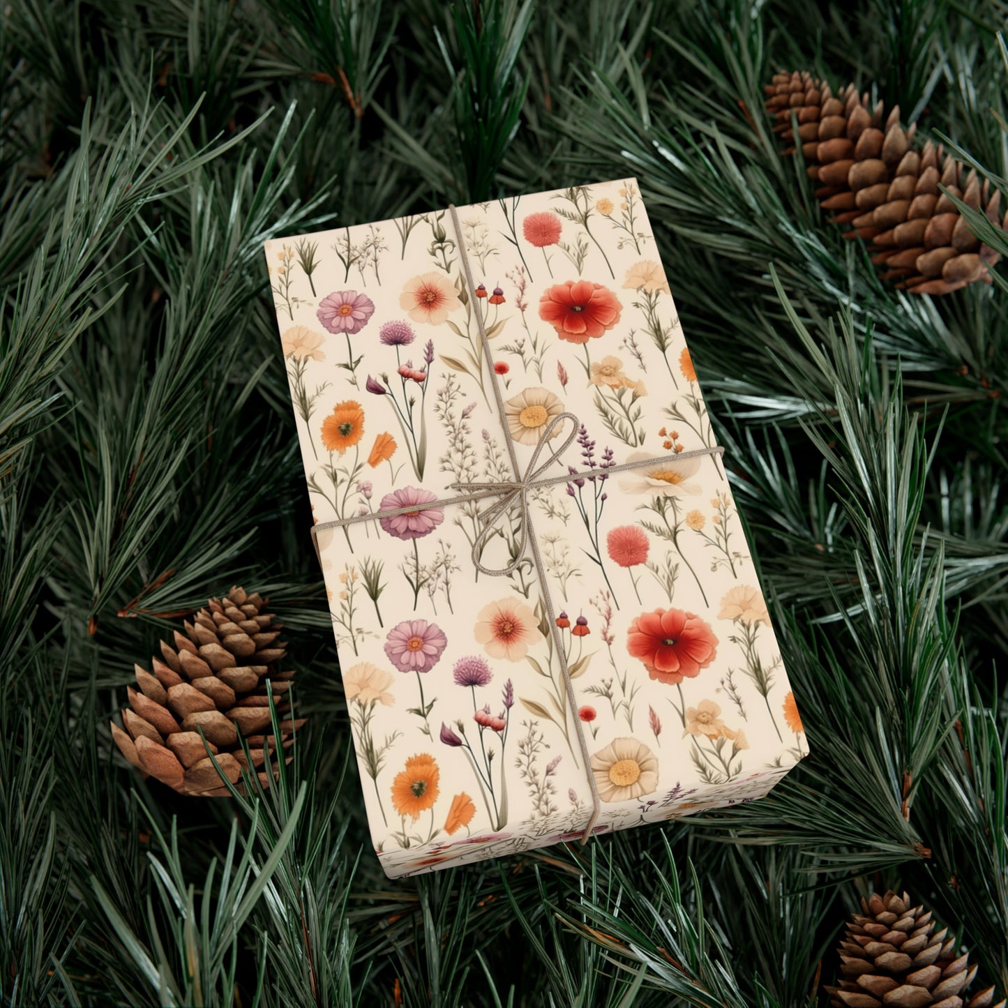 Poppy Flower Gift Wrap Papers