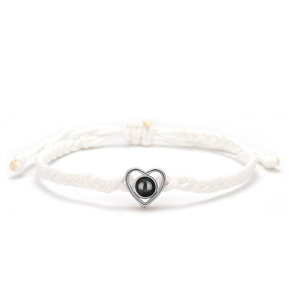 Sterling Silver Projection Woven Bracelet