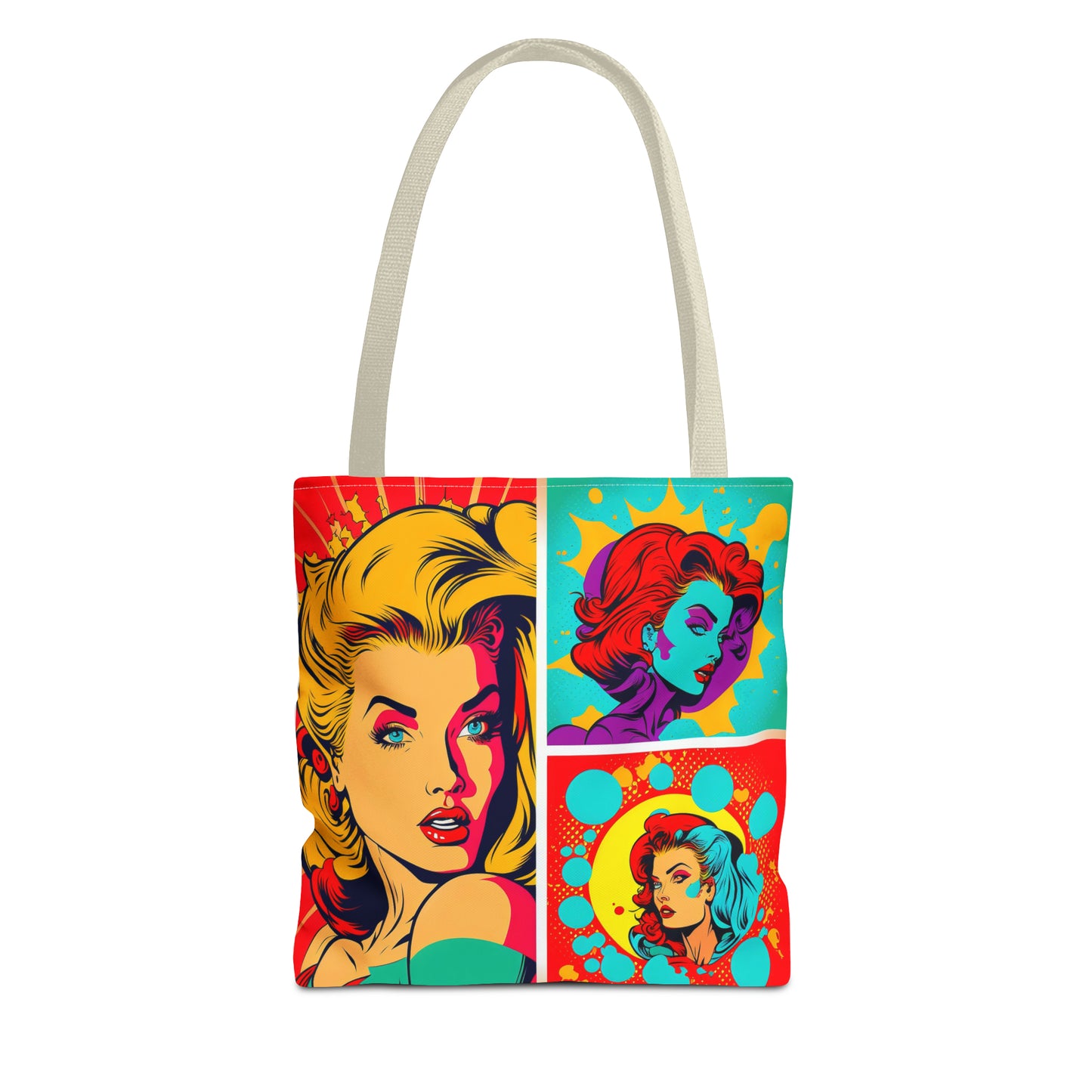 Comic girl Tote Bag