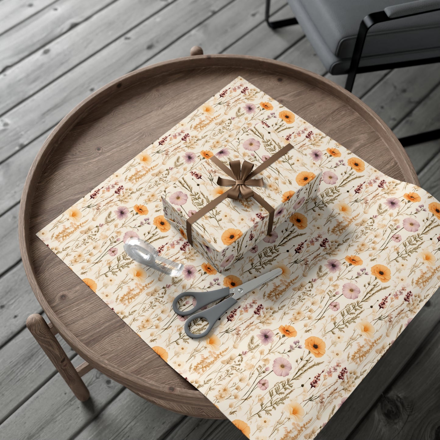 Spring Wildflower Gift Wrap Paper