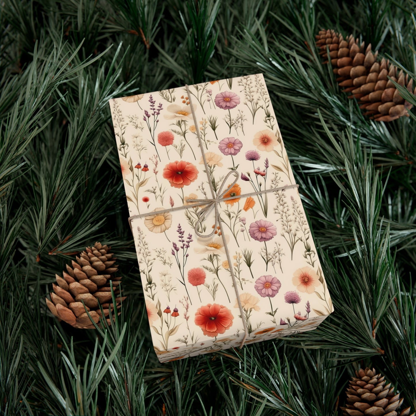 Poppy Flower Gift Wrap Papers