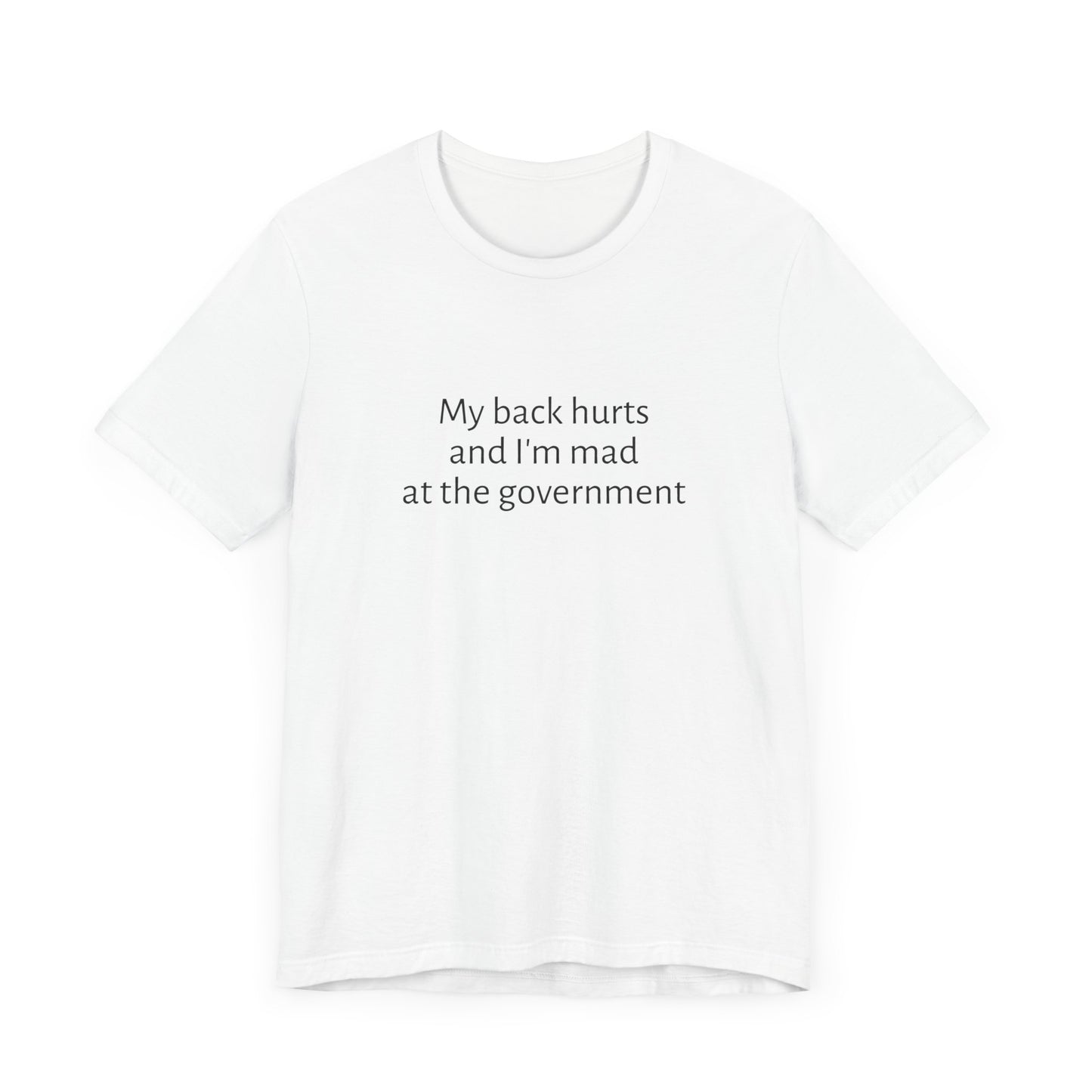 My Back Hurts & I'm Mad at the Government