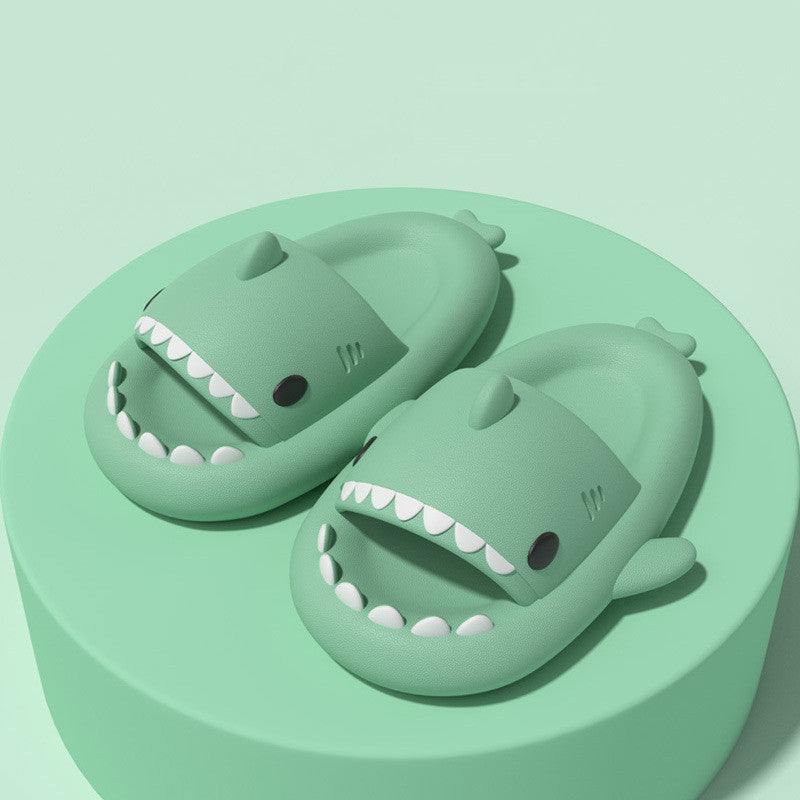 Adult's Slippers Funny Shark Cartoon