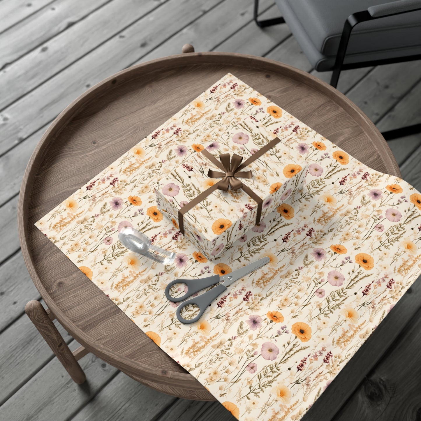 Spring Wildflower Gift Wrap Paper