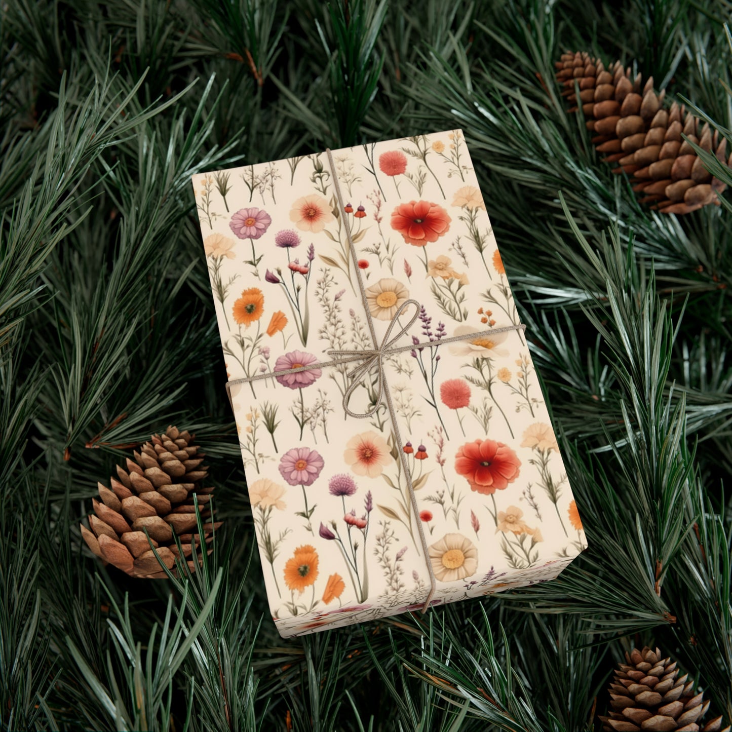 Poppy Flower Gift Wrap Papers