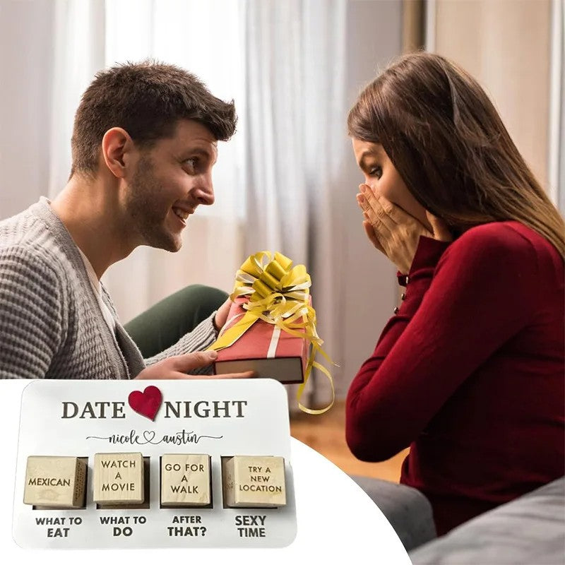 Wooden Date Night Dice