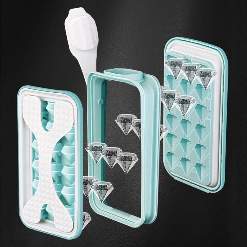 2in1 Portable Silicone Ice cube Maker Water Bottle
