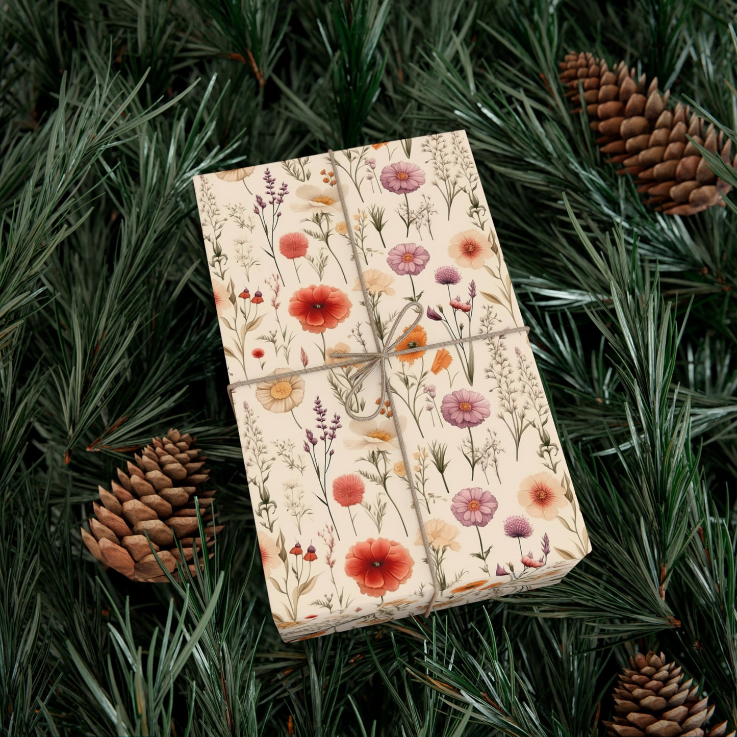 Poppy Flower Gift Wrap Papers