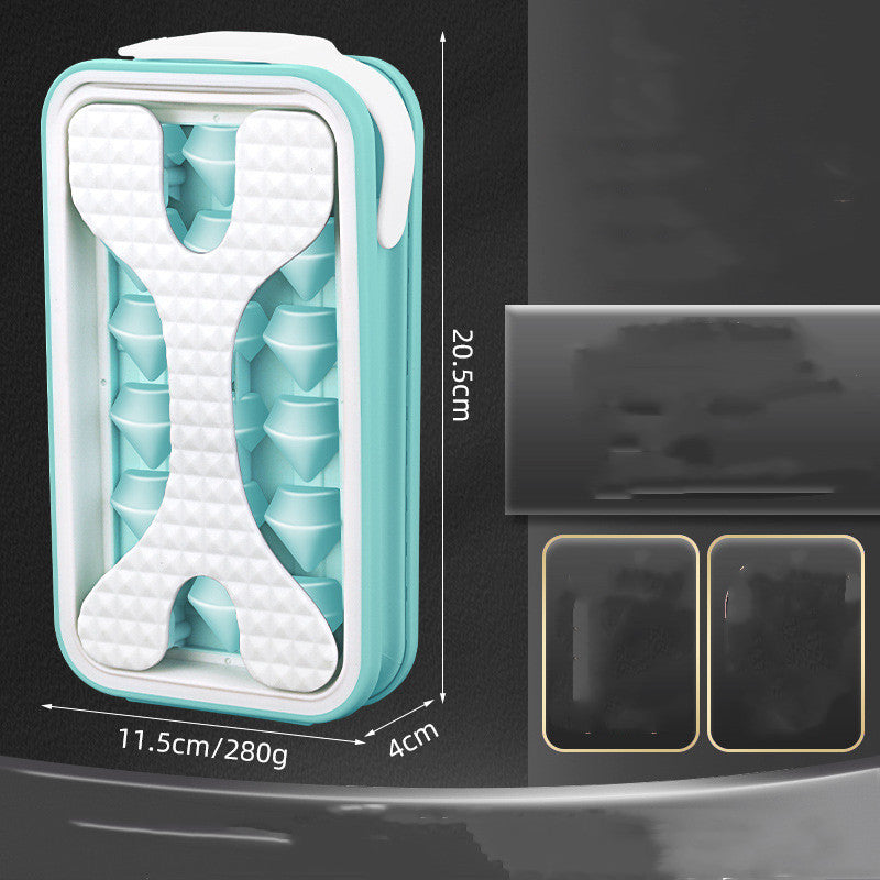 2in1 Portable Silicone Ice cube Maker Water Bottle