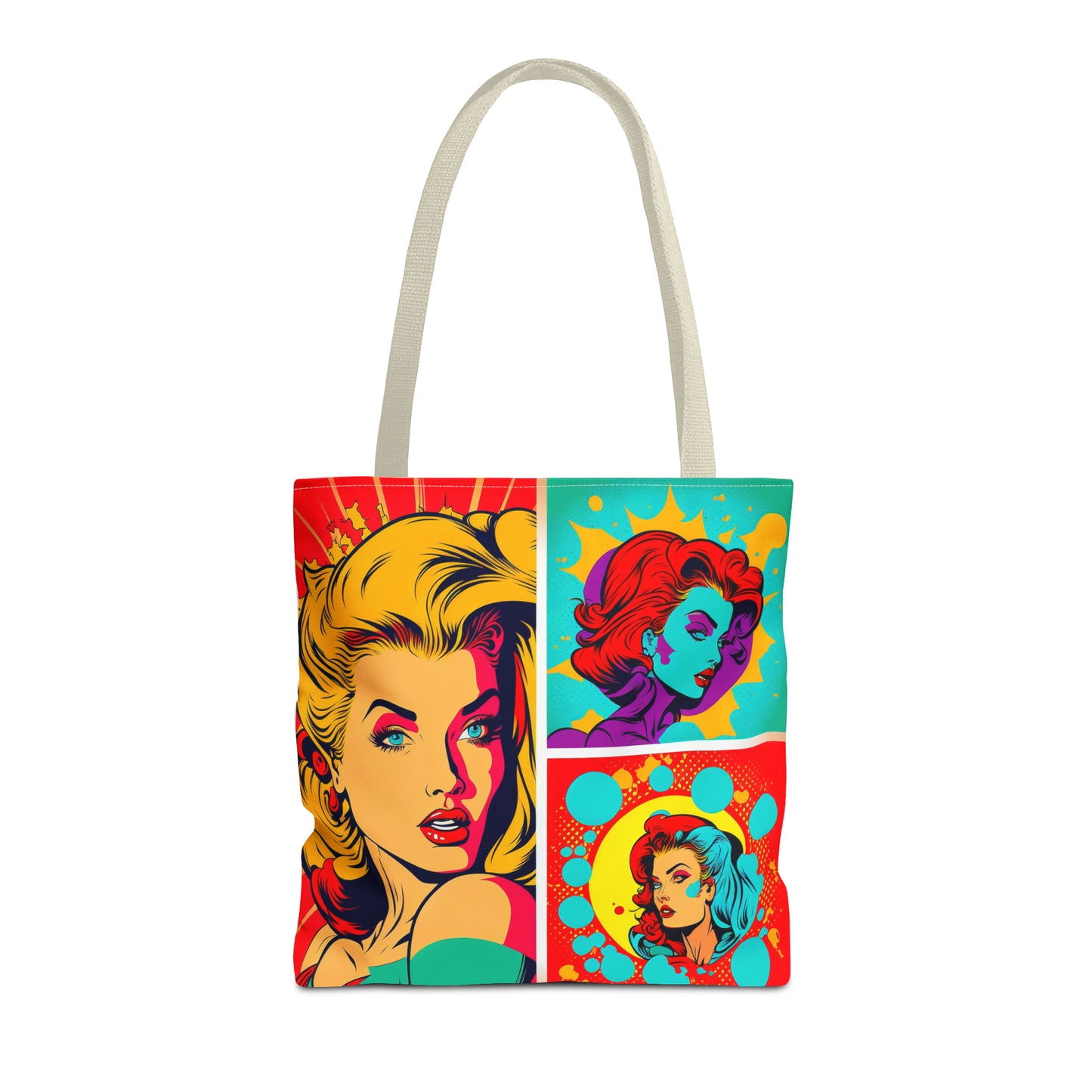 Comic girl Tote Bag