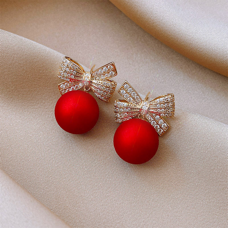 Bow knot earrings, cute earrings, dainty earrings, playful earrings, small earrings, everyday earrings, statement earrings, gift earrings, women's earrings, fashion earrings.