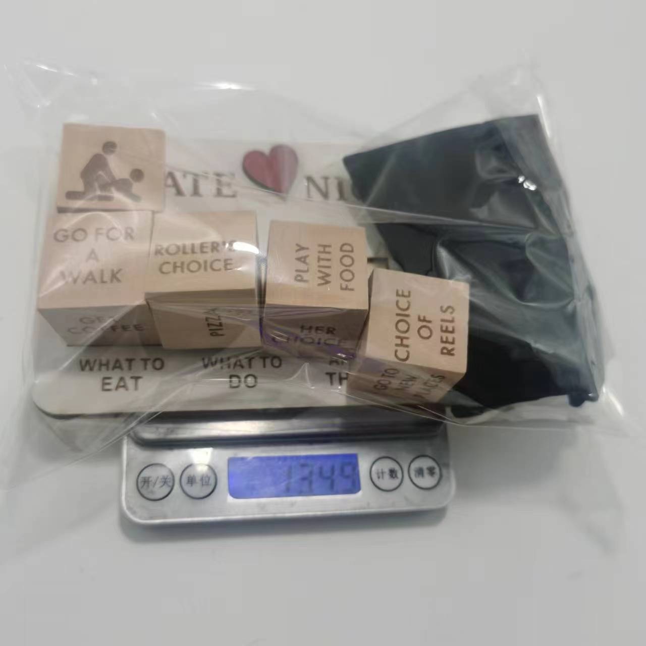 Wooden Date Night Dice