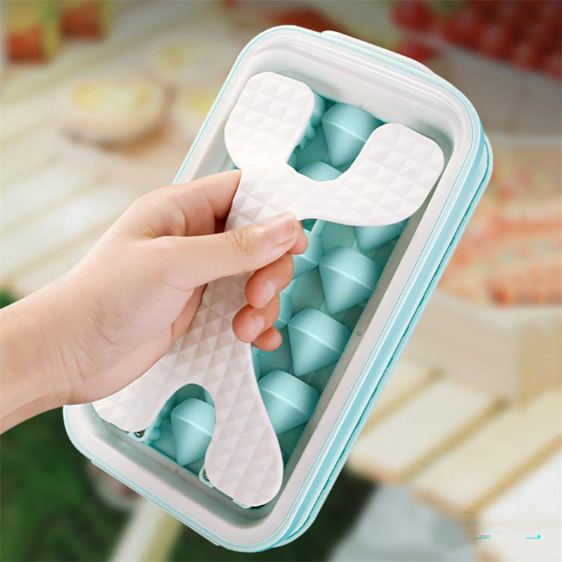 2in1 Portable Silicone Ice cube Maker Water Bottle