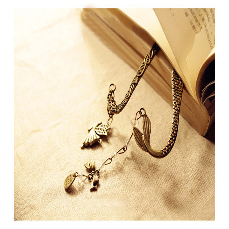Mermaid vintage bookmarks