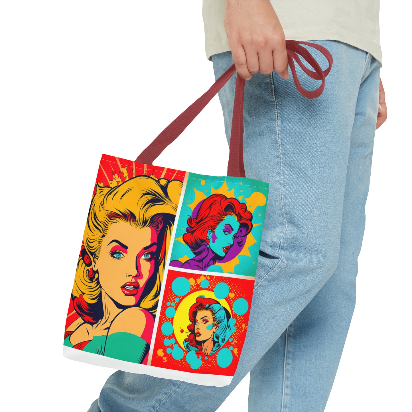 Comic girl Tote Bag