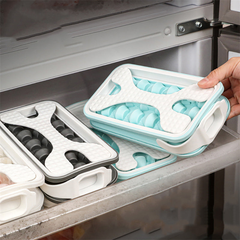 2in1 Portable Silicone Ice cube Maker Water Bottle