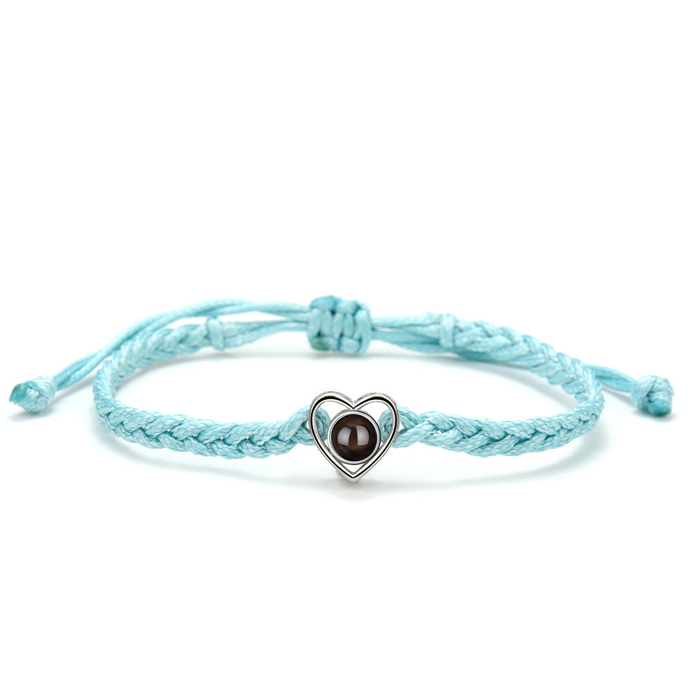 Sterling Silver Projection Woven Bracelet