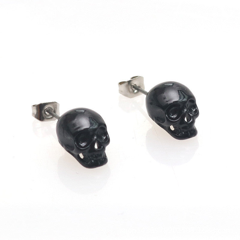 Skull Earrings For Halloween