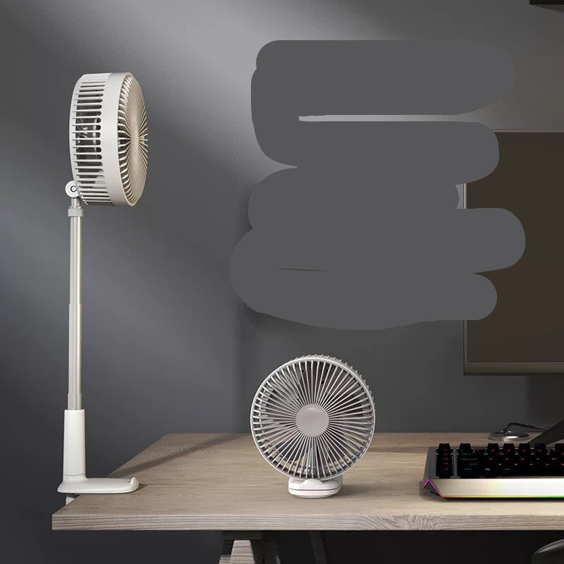 Portable folding fan, shaking head fan, remote control fan, personal fan, quiet fan, desk fan, travel fan, rechargeable fan, multiple wind speeds, long battery life.