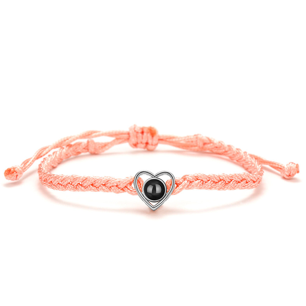 Sterling Silver Projection Woven Bracelet