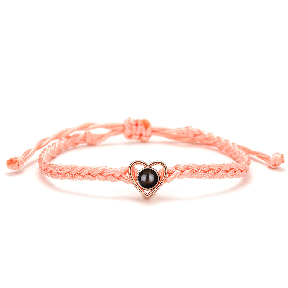 Sterling Silver Projection Woven Bracelet