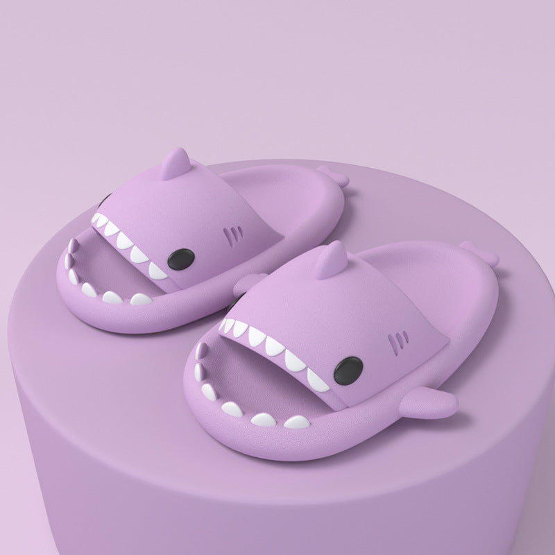 Adult's Slippers Funny Shark Cartoon