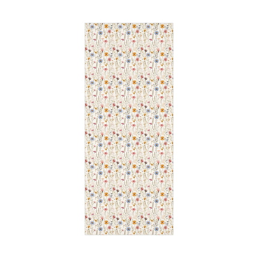 Pink Wildflower Gift Wrapping Paper