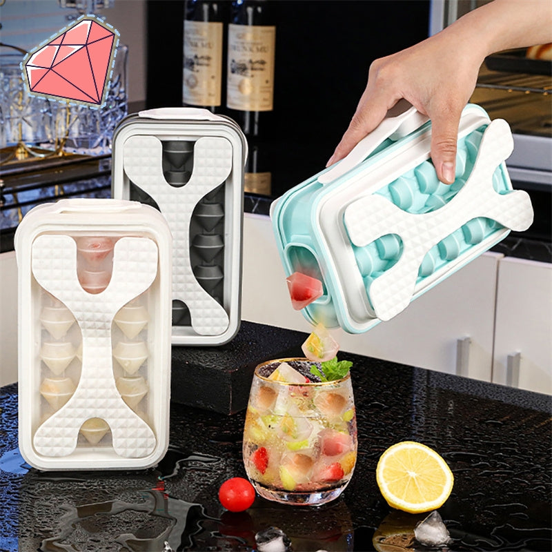2in1 Portable Silicone Ice cube Maker Water Bottle