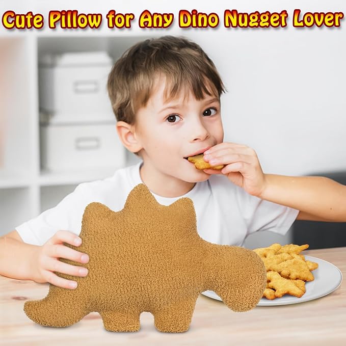 Dinosaur Nugget Pillow