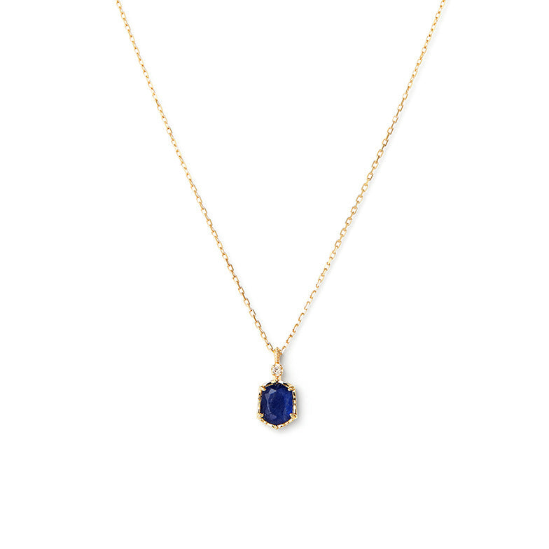 Lanbao Moonstone Colorful Akato Necklace
