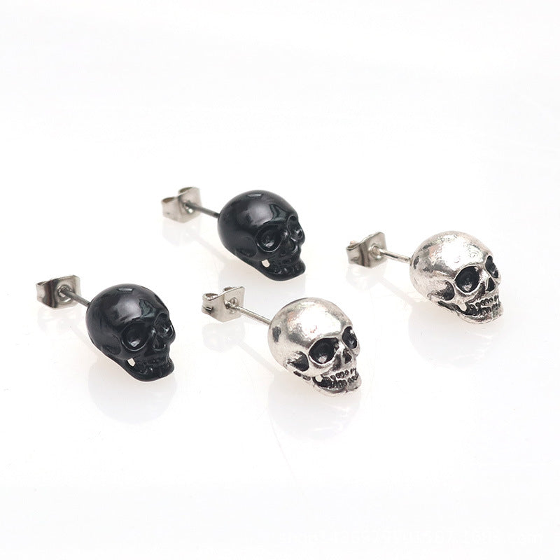 Skull Earrings For Halloween