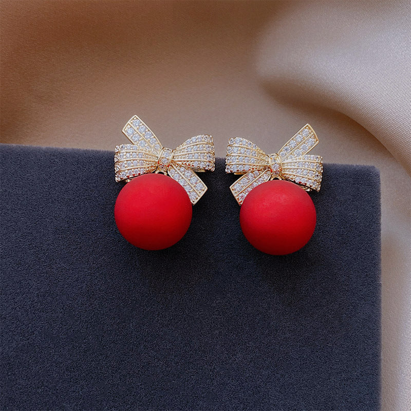 Bow knot earrings, cute earrings, dainty earrings, playful earrings, small earrings, everyday earrings, statement earrings, gift earrings, women's earrings, fashion earrings.