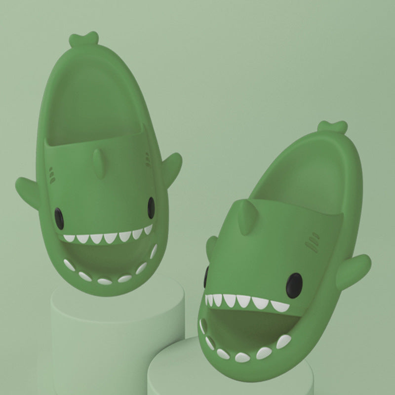 Adult's Slippers Funny Shark Cartoon